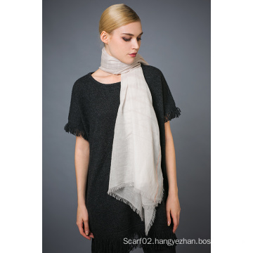 Alashan Worsted Cashmere Scarf, Soft/Luxurious Texture